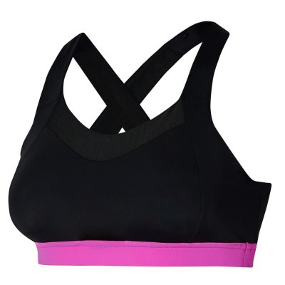 Sujetadores Deportivos Mizuno High Support Bra Mujer - Negros / Rosas - Chile M193KAQVGW